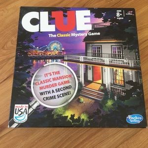 Clue Classic Mystery Game 2013 Mansion + Boardwalk